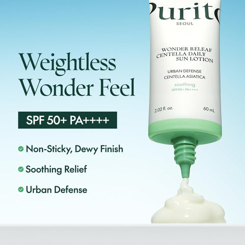 PURITO Wonder Releaf Centella Daily Sun Lotion - 60ml