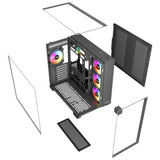 Twisted Minds, Warden Rider Tempered Glass ATX Mid Tower Gaming Case - Black