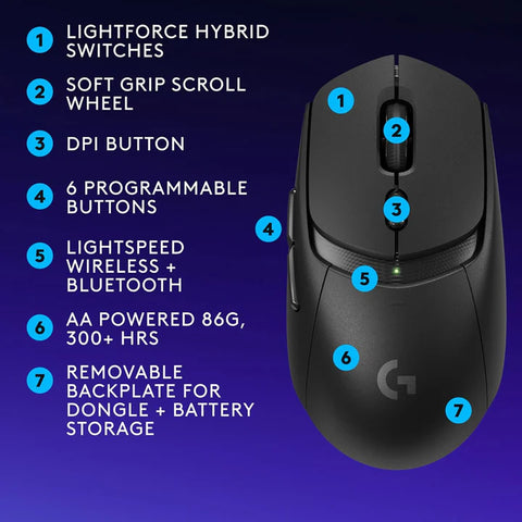 Logitech G309, LightSpeed Wireless Gaming Mouse