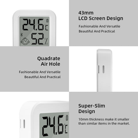 Gopeta WL-THB1, Bluetooth Temperature and Humidity Sensor with Digital Display