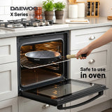 Daewoo Granite Frying Pan 28 cm - Black & Brown