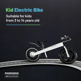 JoyCruiser Kids Electric Bike - White