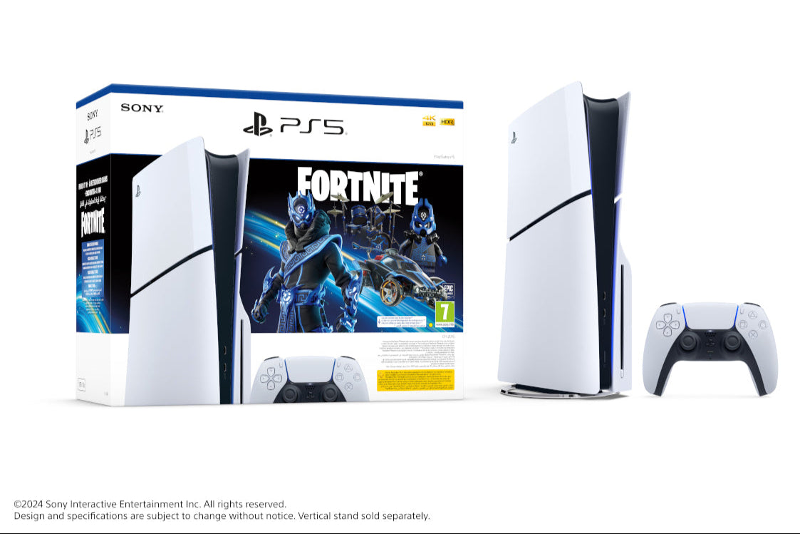 PS5 Slim Console Disk Fortnite Cobalt Star Voucher Bundle PS5 Slim Console Disk Fortnite Cobalt Star Voucher Bundle