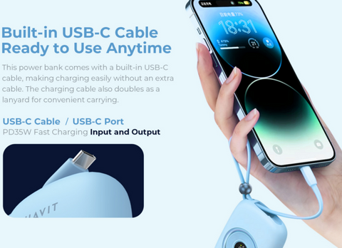 Havit Mobile series-Power bank PB5214 1000mAh 18W