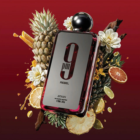 Afnan 9 PM Rebel Spray 3.4 oz EDP For Unisex - 100 ml