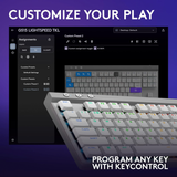 Logitech G515, TKL LIGHTSPEED Low-Profile Wireless Gaming Keyboard Tactile Switch
