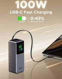UGREEN Nexode 165W 20000mAh Power Bank with Retractable USB-C Cable