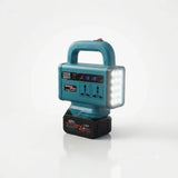 Compact 150W Portable Power Station with 68V Detachable Lithium Battery, Dual AC Outlets, 3 USB-A Ports