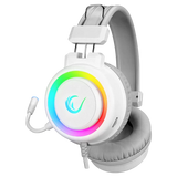 Rampage SN-R10 ALQUIST RGB Headset with USB and 3.5mm AUX - White