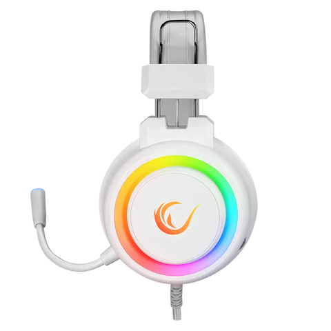 Rampage SN-R10 ALQUIST RGB Headset with USB and 3.5mm AUX - White