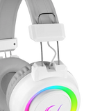 Rampage SN-R10 ALQUIST RGB Headset with USB and 3.5mm AUX - White