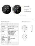 Gopeta E60CT, Smart Locker and Cabinet Lock with Touchscreen, Card & Passcode Access