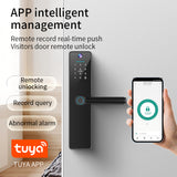 Gopeta FY16, TUYA Wi-Fi Smart Lock with Camera for Wooden Doors, Fingerprint, RFID & App Control