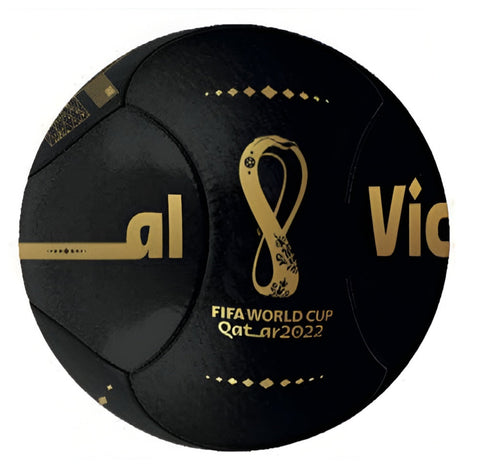 FIFA V00010, World Cup Football Victory, Size 5 - Black/Gold