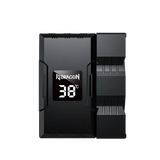 Redragon CC-1014, CPU Cooler With Temperature Display, 9 cm RGB Fan - Black