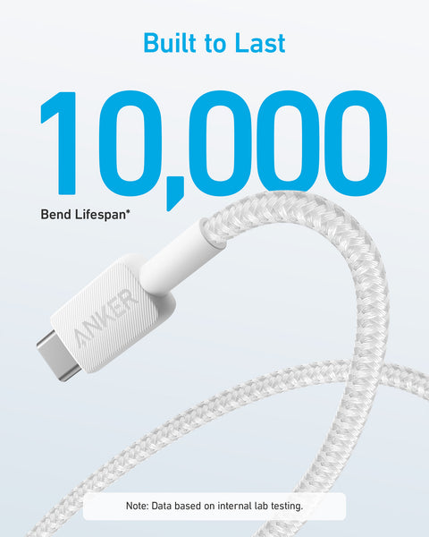 Anker 322 USB-A to USB-C Cable Braided - 0.9m/3ft
