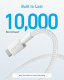 Anker 322 USB-A to USB-C Cable Braided - 0.9m/3ft