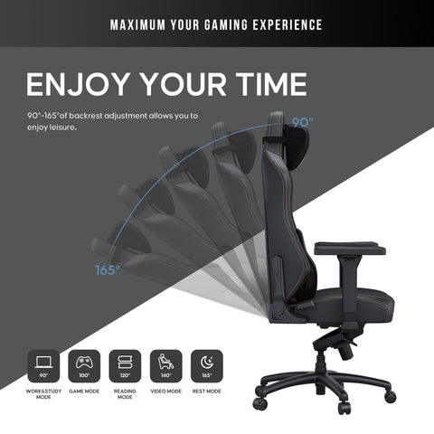 Anda Seat Phantom 3 XL Gaming Chair - Black