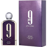 Afnan Ladies 9 pm Femme Spray 3.4 oz EDP For Her - 100 ml