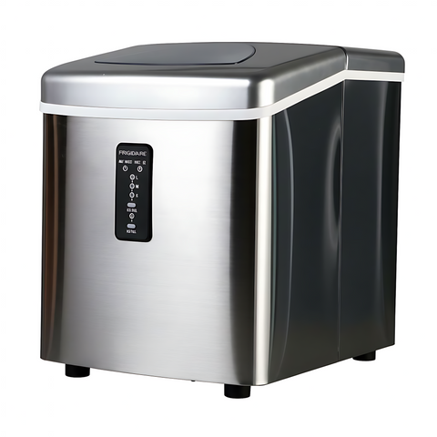 Frigidaire Ice Maker 15KG 120W, Countertop Ice Machine - Stainless Steel (FDIM-06)