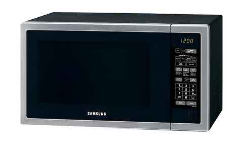 Samsung, 55L Solo Microwave Oven, 1000W with LED Display & Ceramic Enamel – Silver
