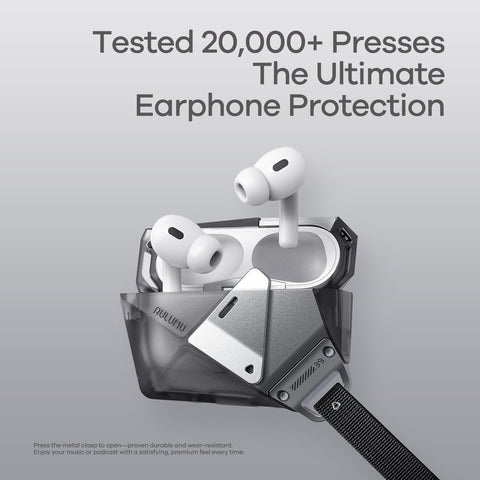 AULUMU A39 Hi-Per Shockproof Geometric Earphone Case for AirPods Pro 3