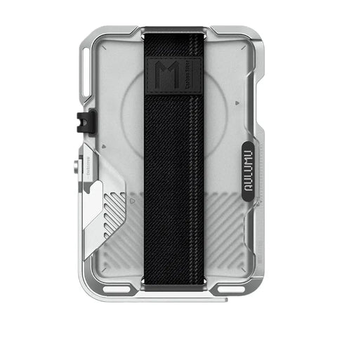 AULUMU G03 Multi-Tool Magnetic Metal Wallet Frosted Cover - Translucent White