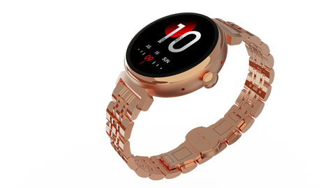 HiFuture Aura smartwatch-(Golden Pink)