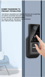 Advanced Biometric Smart Door Lock with Tuya App Control, Fingerprint Access, IC Card & Multi-Access Security System