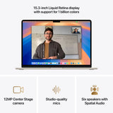 Apple MacBook Air - 15.3" / M4 / 10-Core CPU / 10-Core GPU / 16-Core Neural Engine / 16GB RAM / 512GB SSD / Starlight / 1YW