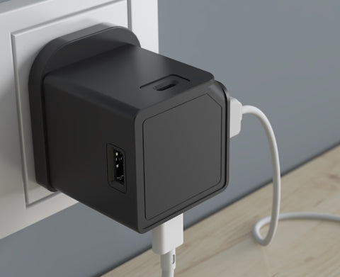 Allocacoc USB Cube Original PD GaN 65W - UK, Grey