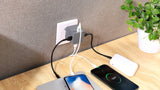 Allocacoc USB Cube Original PD GaN 65W - UK, Grey