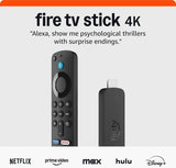 Amazon Fire TV Stick 4K (2nd Gen) Streaming Media Player with Alexa Voice Remote (3rd Gen) - Black