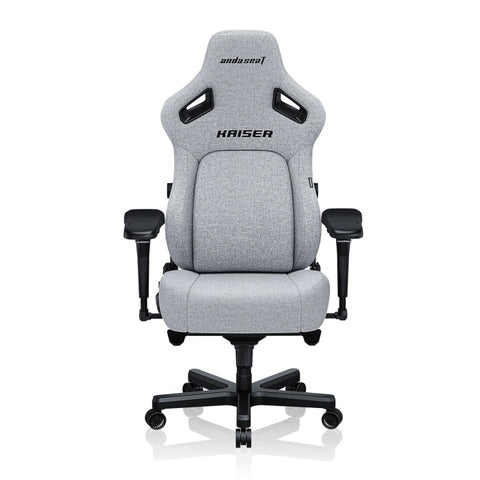 Andaseat Kaiser 4 XL Gaming Chair Large - Grey Fabric