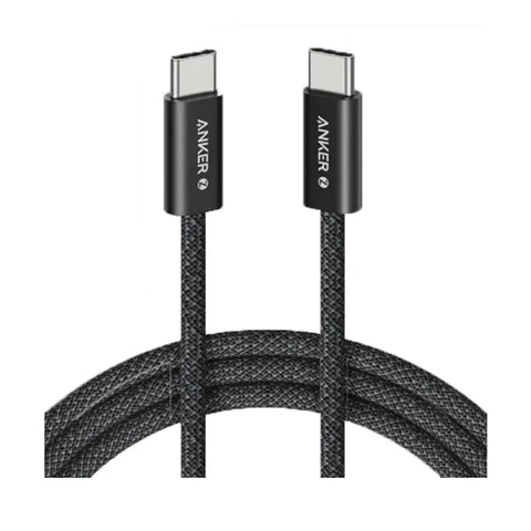 Anker Zolo USB-C to USB-C Cable 240 W Braided (1.8 M/6 ft) - Black