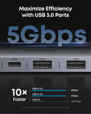 Anker 7-in-1 USB-C Hub, HDMI 4K, 85W Max Power Delivery, Multi-Port Adapter for Laptop