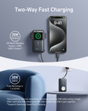 Anker MagGo, 10000mAh Power Bank with 30W USB‑C Built‑in Cable and Apple Watch Wireless Charger