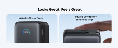 Anker Nano 10000mAh Power Bank – 45W Built‑In Retractable USB‑C Cable