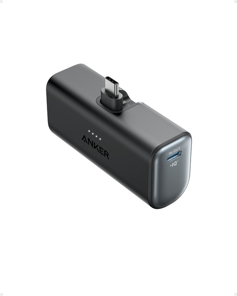 Anker Nano 5000mAh Power Bank – 22.5W Built‑In USB‑C Connector (Cable included)