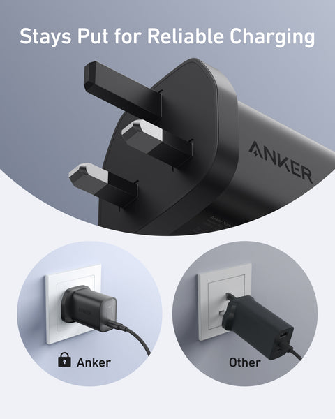 Anker Nano Charger 100W GaN – Compact USB-C Fast Charger with 6 ft Cable