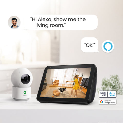 Aosu IndoorCam P1 Pro C2P - 4MP HD AI Dual-Band Wi-Fi Smart Camera