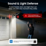 Aosu SolarCam D1 Classic Kit - 4 Solar Security Cameras 3MP