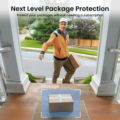 Aosu V8E, Video Doorbell SE – 3MP HD, 170° Wide View, AI Detection, Battery Powered
