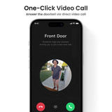 Aosu V8E, Video Doorbell SE – 3MP HD, 170° Wide View, AI Detection, Battery Powered