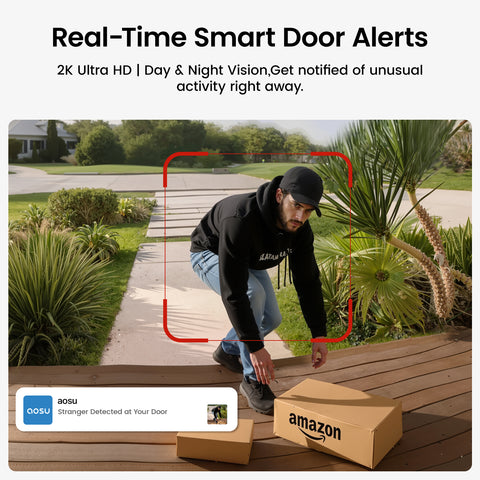 Aosu V8P Video Doorbell Pro 3MP HD AI Detection