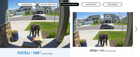 آوسو V8S، جرس باب فيديو ألترا مع محطة منزلية – دقة 5MP HD، كشف بالرادار، واي فاي مزدوج النطاق، أمان بالذكاء الاصطناعي