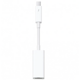 White USB-C to Lightning adapter on a white background