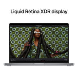 آبل ماك بوك برو 14.2 بوصة M2 Max – معالج CPU 12 نواة، وحدة GPU 38 نواة، ذاكرة RAM 64 جيجابايت، 2 تيرابايت SSD، لوحة مفاتيح عربي/إنجليزي، لون رمادي فضائي