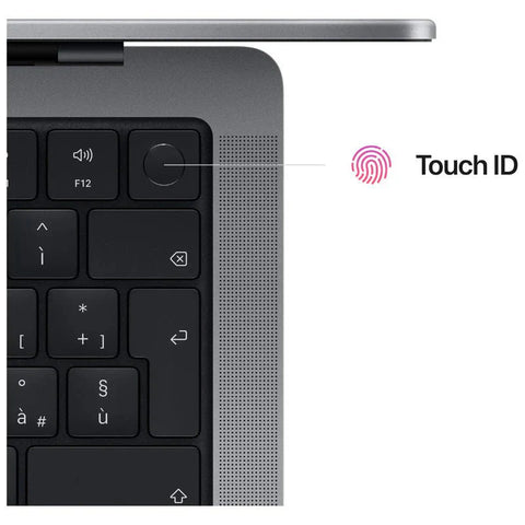 آبل ماك بوك برو 14.2 بوصة M2 Max – معالج CPU 12 نواة، وحدة GPU 38 نواة، ذاكرة RAM 64 جيجابايت، 2 تيرابايت SSD، لوحة مفاتيح عربي/إنجليزي، لون رمادي فضائي