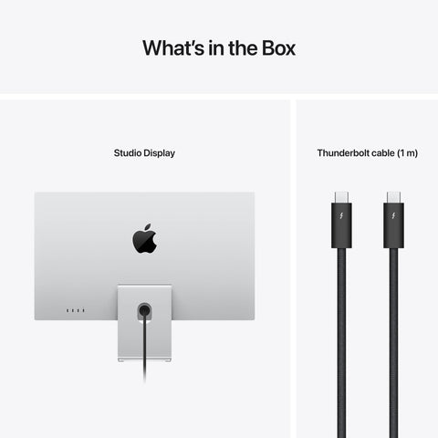 Apple Studio Display – 27″ 5K Retina with Nano‑Texture Glass and Tilt & Height‑Adjustable Stand (2025)